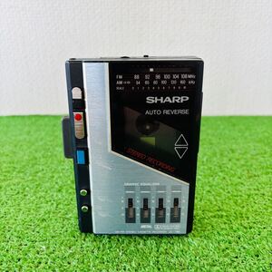 f1278 超レア　SHARP JC-790(BL) シャープ ポータブルカセットプレーヤー ジャンク品 送:60