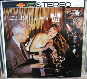 US盤Jubilee黒トゲラベルオリジナルStereo Lou Levy /Plays Baby Grand Jazz