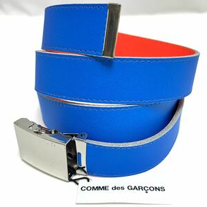 新品 コムデギャルソン スーパー フロー リバーシブル レザー ガチャ ベルト CDG Super Fluo Belt ガチャベルト COMME GARCONS ギャルソン