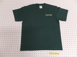 TRYSAIL レディース Curves ロゴ刺繍 綿 半袖Tシャツ S 緑