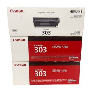 *送料無料* 【3本セット】Canon CRG-303 ブラック トナーカートリッジ 純正品・未開封