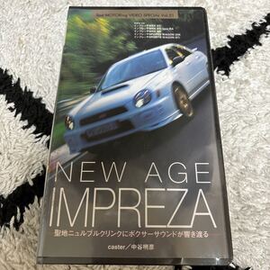 1110 VHS 未開封 NEW AGE IMPREZA ベストモータリングスペシャルVOL.51 2000年　インプレッサRA/20K STI /NB