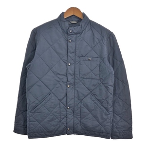 J.CREW ジェイクルー キルティング 中綿ジャケット PRIMALOFT ネイビー (メンズ L) 中古 古着 S2889