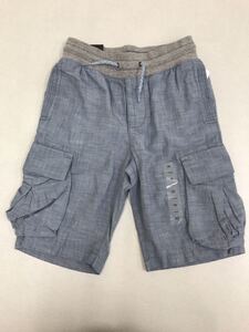 ■ＧＡＰ■新品■130■ギャップ■ショートパンツ■デニムの薄めのダンガリー色■3-1