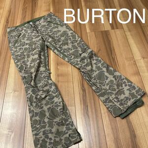 BURTON バートン スノーボードウェア パンツ スノボ DRY RIDE 迷彩 サイズM 玉mc1981