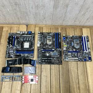 ＊マザーボード 3点まとめ msi 785GM-E65 P55-SD50 ASRock H67M-GE メインボード システムボード 基板 基盤 パソコン パーツ 部品取り