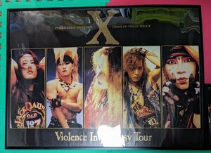 Ｘ JAPAN 特大ポスター『Violence In Jealousy Tour』B1サイズ