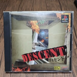 z PlayStation プレイステーション プレステ PS1 PS ソフト 中古 ディセント DESCENT ソフトバンク 洋ゲー 3Dシューティング