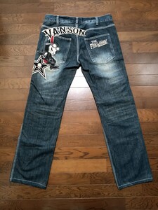 ★バンソン VANSON×クローズ WORST★ CRV-2208 デニムパンツ インディゴ色★ T.F.O.A 武装戦線★size 32★