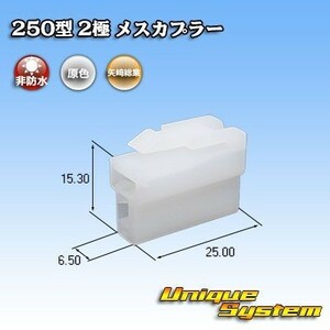 矢崎総業 250型 2極 メスカプラー コネクター