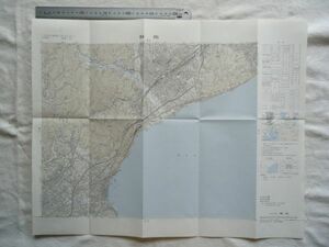 【古地図 昭和50年代】『静岡』五万分一地形図NI-54-32-11(静岡11号)【焼津市藤枝市東海道本線新幹線静岡鉄道 日本平ロープウェイ 巴川製紙