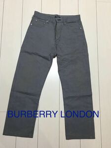 BURBERRY LONDON メンズ　綿　コットン　ストライプ　パンツ