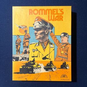 《ユニット未切断》QUARTERDECK Games ROMMEL’S WAR ウォーゲーム ボードゲーム 戦闘 戦争 army レア 当時物 海外 コレクター 北アフリカ