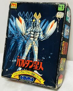 ★当時物　マルショウ　未組み立て　バルタン星人 ゼンマイ歩行(ノシノシウルトラマン怪獣シリーズ)レア 絶版 昭和レトロ No.1 プラモデル