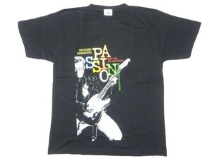 ★新品♪長渕剛★2005年墨アートTシャツ/メンズ黒ブラック詩画展PASSION情熱ライブツアーグッズロックTシャツCDVD福岡