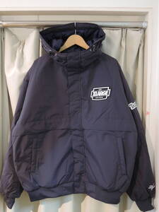 XLARGE X-LARGE エクストララージ NYLON PUFFER JACKET ネイビー L 人気商品 2024 秋冬最新