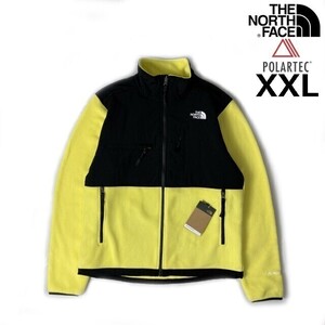 1円～!売切!【正規新品】THE NORTH FACE◆DENALI JACKET フリース デナリ US限定 厚手 上質 ポーラテック 大きいサイズ(XXL)黄 181024-15