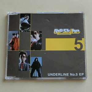 【A333】RIP SLYME リップスライム UNDERLINE No.5 EP シングル CDアルバム