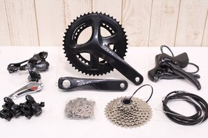 ★SHIMANO シマノ R3000シリーズ SORA 2x9s 機械式ディスクブレーキ グループセット 170mm 50/34T GS 超美品