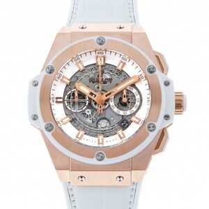 ウブロ HUBLOT キングパワー ウニコ キングゴールド ホワイト 701.OE.0128.GR ホワイト文字盤 新品 腕時計 メンズ