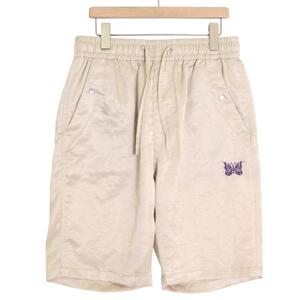 23SS Needles ニードルズ ニードルス String Cowboy Short Poly Slub Sateen ショート ハーフ パンツ ショーツ XS ベージュ メンズ