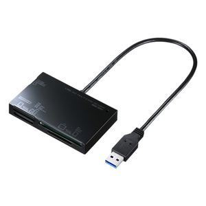 【新品】サンワサプライ USB3.0カードリーダー ADR-3ML35BK ブラック