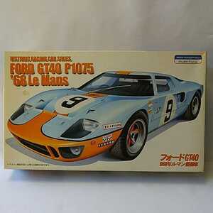 未組立 FUJIMI 1/24 FORD GT40 #9 Gulf P1075 