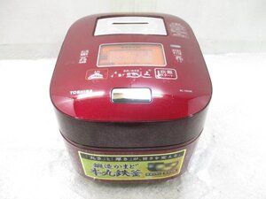 ◎TOSHIBA 東芝 真空圧力IHジャー炊飯器 5.5合炊き RC-10VXK(R) 2016年製 現状品 w1158