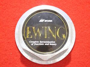 1枚 EWING 社外 中古 ホイール センターキャップ センターカバー エンブレム オーナメント