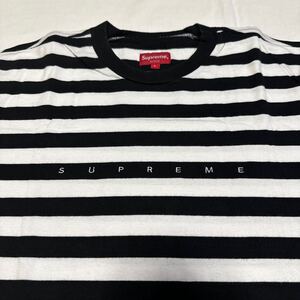 18SS Supreme Bar Stripe Tee L シュプリーム