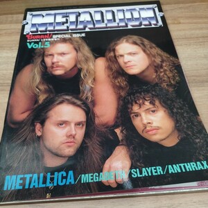 METALLION VOL.5 MEGADETH/SLAYER とじ込みポスター付き