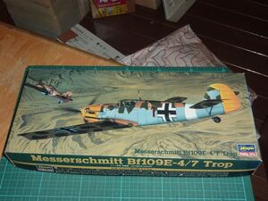 1/72　メッサーシュミット Bf109E-4/7 Trop　ハセガワ　Messerschmitt