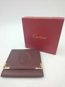 ☆カルティエ コインケース スクエア L3000464-EL☆ Cartier 小銭入れ 箱あり か7055