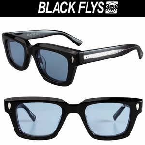 ライトブルーレンズ ブラックフライ FLY DIABLO サングラス BlackFlys BLACK-SILVER/Lt.Blue