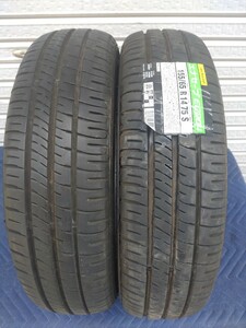 ★新車外し★送料激安★DUNLOP／ダンロップ【夏タイヤ】ENASAVE EC204 155/65R14 2本 10部山【2020年28週製造】☆