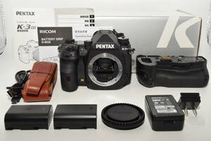 【112ショットの特上品】 PENTAX K-3 Mark III Black Premium Kit ブラック 全世界限定1,000台 #7035