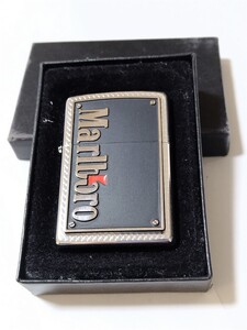 未使用品　Marlboro　Zippo　マルボロ　ジッポー　メタル貼り　2006年製造　懸賞当選品　希少品　新品