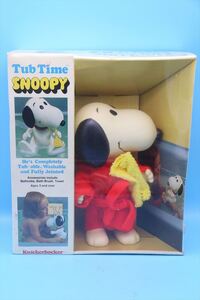 Dead Stock 80s Knickerbocker snoopy Tub Time/スヌーピー ドール/ヴィンテージ/176715837