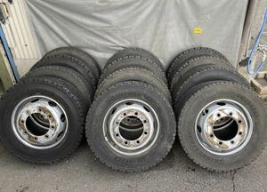 ☆冬用 245/70R19.5 136/134J BRIDGESTONE ☆スチールホイールISO方式 【 19.5×6.75P×8H 】☆12本セット ☆ 引取歓迎