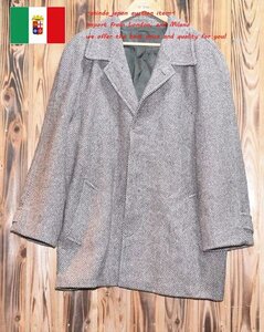 ★イタリア直輸入★良質　ウールコート　XXL (W-800）メンズ おすすめ　