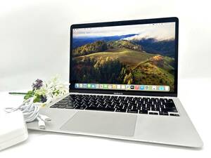 【美品 13.3インチ】Apple MacBook Air(Retina 13-inch,2020) A2179 Core i5(1030NG7)/1.1GHz RAM:8GB/SSD:512GB シルバー Sonoma 動作品
