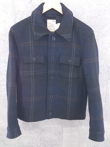 ■ GAP ギャップ チェック コート M ネイビー #