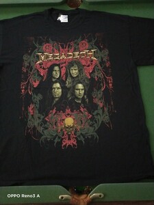 MEGADETH メガデスTシャツ UK (XL) EUROPE TOUR 2011年　超レア