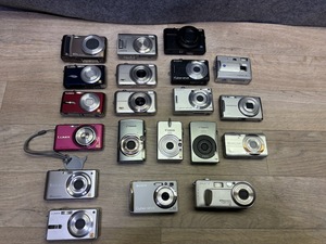 ジャンク☆デジカメまとめて【20台】☆Canon／SONY／FUJIFILM／Panasonic／CASIO／OLYMPUS／KONICAMINOLTA