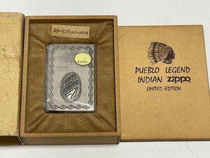 1999年 PUEBLO LEGEND INDIAN プエブロ族　インディアン　シルバーメタル　zippo　未使用