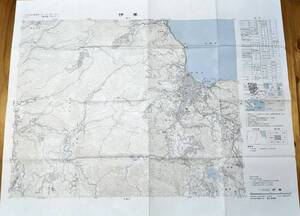 昭和53年国土地理院伊東地図　伊豆急行電鉄伊東線等鉄道路線一部・伊東祐親墓浄之池特有魚類棲息地スカイランド修善寺競輪学校等静岡県地図