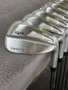 ★中古　HONMA 直営店限定モデル　TW757Bマッスルバックアイアン　8本セット（3〜P）　VIZARD IB-WF【85S】