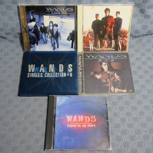 JA893●WANDS アルバム「SINGLES COLLECTION+6/WANDS/時の扉/Little Bit.../PIECE OF MY SOUL 」CD5点セット