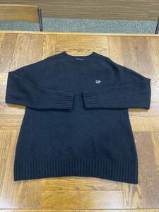 サイベーシック／scye　Basics　セーター黒色　日本製　サイズ３６　　