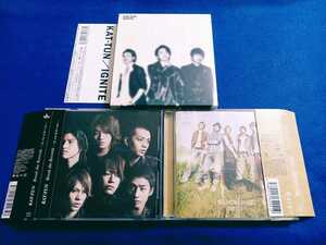 ☆良品☆ KAT-TUN 初回盤 アルバム CD DVD 3枚 セット｜IGNITE｜NO MORE PAIИ｜Break the Records｜まとめて 亀梨和也 上田竜也 中丸雄一